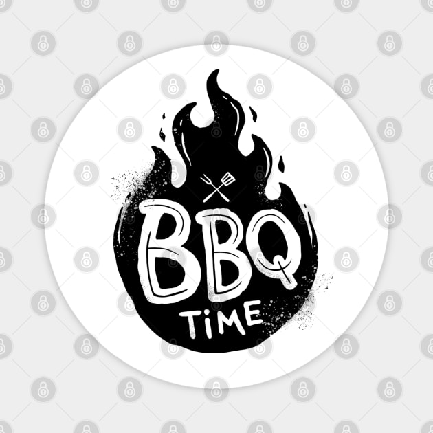 BBQ time Magnet by Dosunets